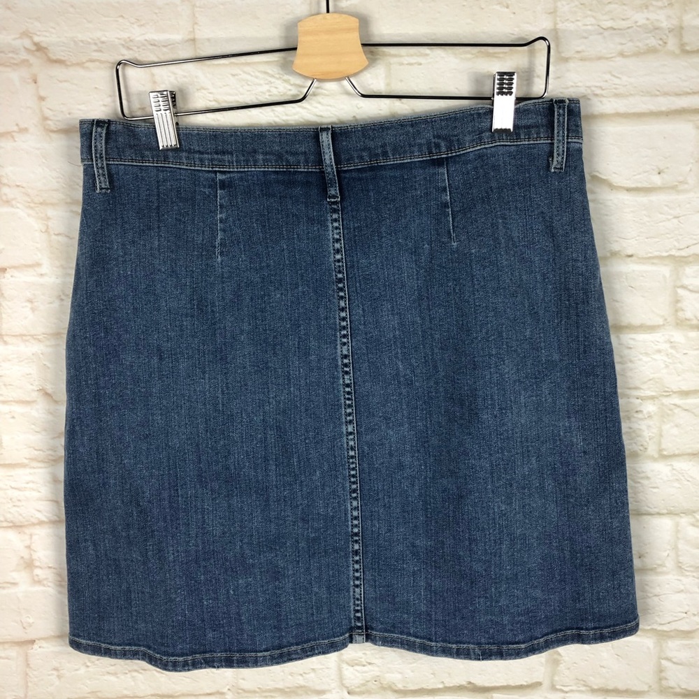 GAP 1969 Button Front Denim Skirt - Picture 3 of 7